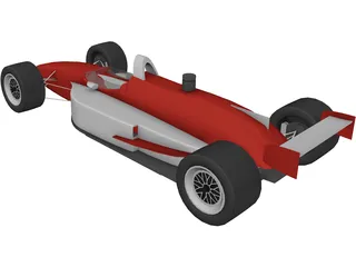 Indy Car 3D Model preview