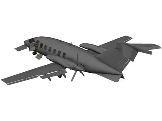 Piaggio P180 Avanti 3D Model preview