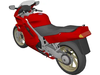 Honda VFR750RC36 3D Model preview