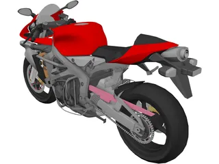 Honda CBR600 Street 3D Model preview