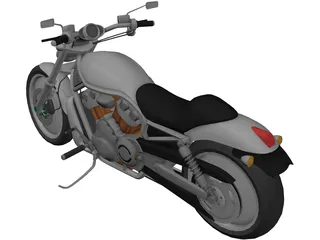 Harley-Davidson V-Rod 3D Model preview