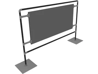 Graphics Display Panel 3D Model preview