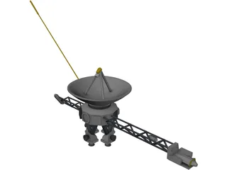 Voyager Space Craft 3D Model preview