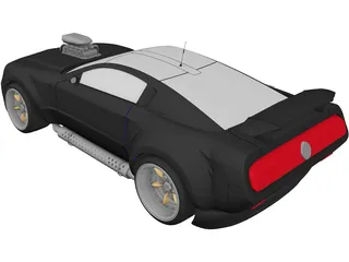 Ford Mustang (2003) [Supercharged] 3D Model preview
