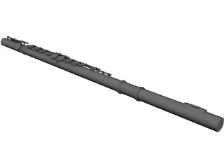 Flute 3D Model preview