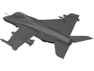 Embraer AMX-T Two Seat Trainer 3D Model preview