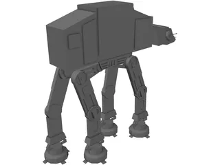 Star Wars Imperial Walker 3D Model preview