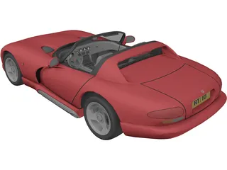 Chrysler Viper RT10 3D Model preview