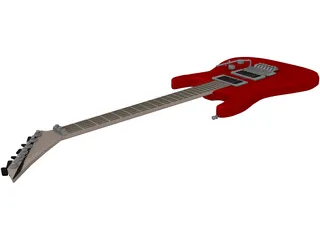 Guitar Electric Jackson DXMG 3D Model preview