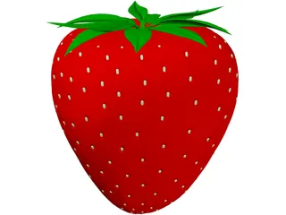 Strawberry 3D Model preview