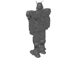 Gundam 3D Model preview