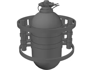 Container Satellite 3D Model preview