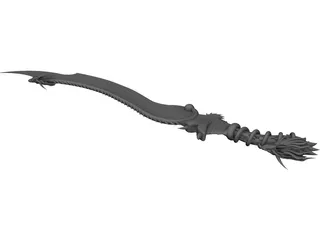 Sword Khans Death 3D Model preview