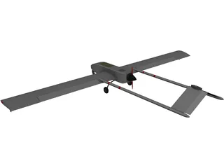 US Army Tactical Unmanned Aerial Vehicle (TUAV) 3D Model preview