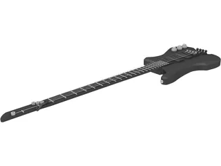 Guitar Philip Kubicki Factor Bass 3D Model preview