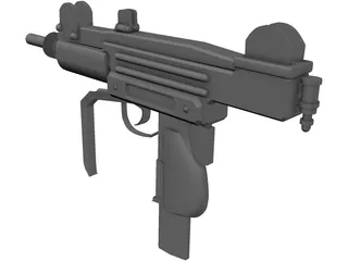 Uzi 3D Model preview