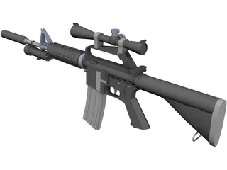 M4A2 3D Model preview