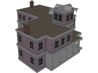 House Victorian 3D Model preview