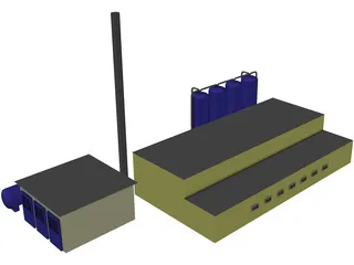Factory 3D Model preview