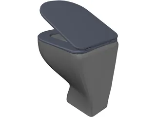 Toilet WC 3D Model preview