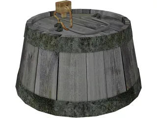 Rum Keg 3D Model preview