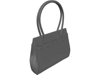 Ladies Handbag 3D Model preview