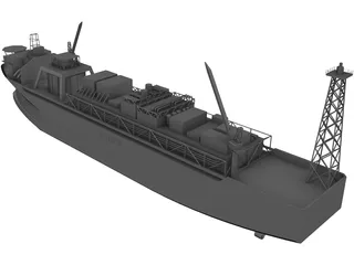 Norne Floating Production and Storage [FPSO] 3D Model preview