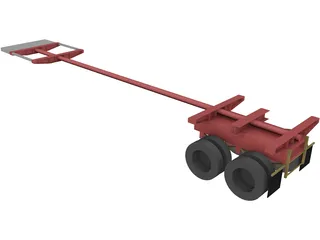 Trailer Groto Extendable (1976) 3D Model preview