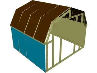 Cabana 3D Model preview