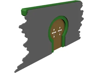 Archway Tomb 3D Model preview