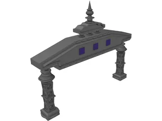 Arch Ceremonial 3D Model preview