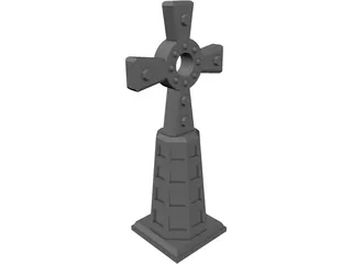 Cross Celtic 3D Model preview