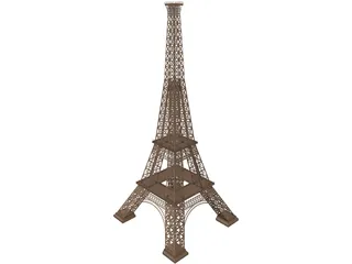 Eiffel Tower 3D Model preview