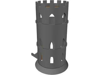 Tower Prison 3D Model preview