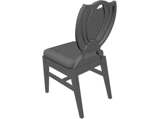 Chair Aluminum 3D Model preview