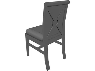Chair Wood 3D Model preview