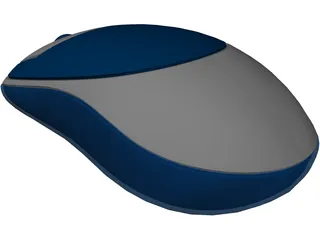 Mouse Computer Cordless 3D Model preview