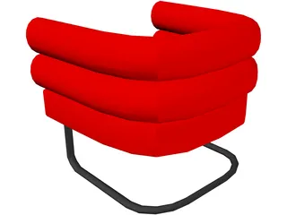 Chair Bibendum 3D Model preview