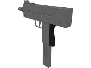 Ingram M10 3D Model preview