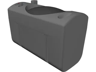 Computer Speaker 3D Model preview