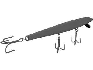 Fishing Lure 3D Model preview