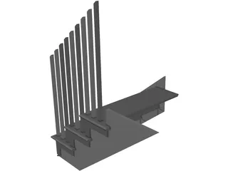 Staircase 3D Model preview