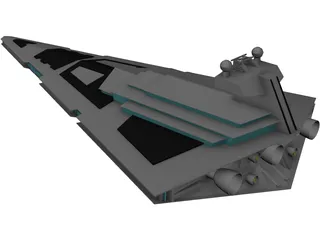 Star Wars Imperial Star Destroyer 3D Model preview