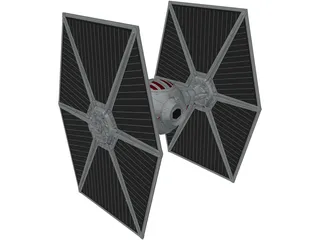 Star Wars Imperial TIE Fighter 3D Model preview
