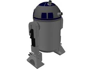 Star Wars R2-D2 R2-Unit 3D Model preview