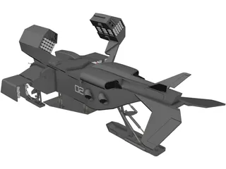 Star Wars Dropship 3D Model preview