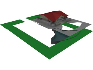 Mansion Interior 3D Model preview