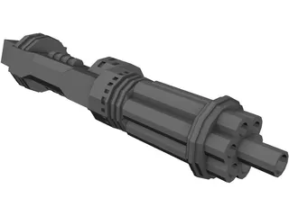 Gun 3D Model preview