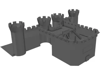 Castle Keep 3D Model preview