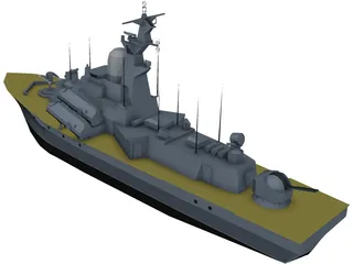 Mine Destroyer 3D Model preview
